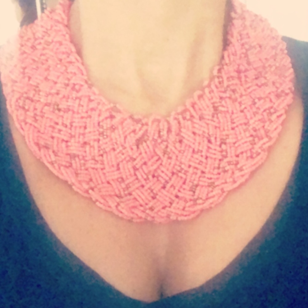 Handmade beaded Necklace - Picture 2 of 2